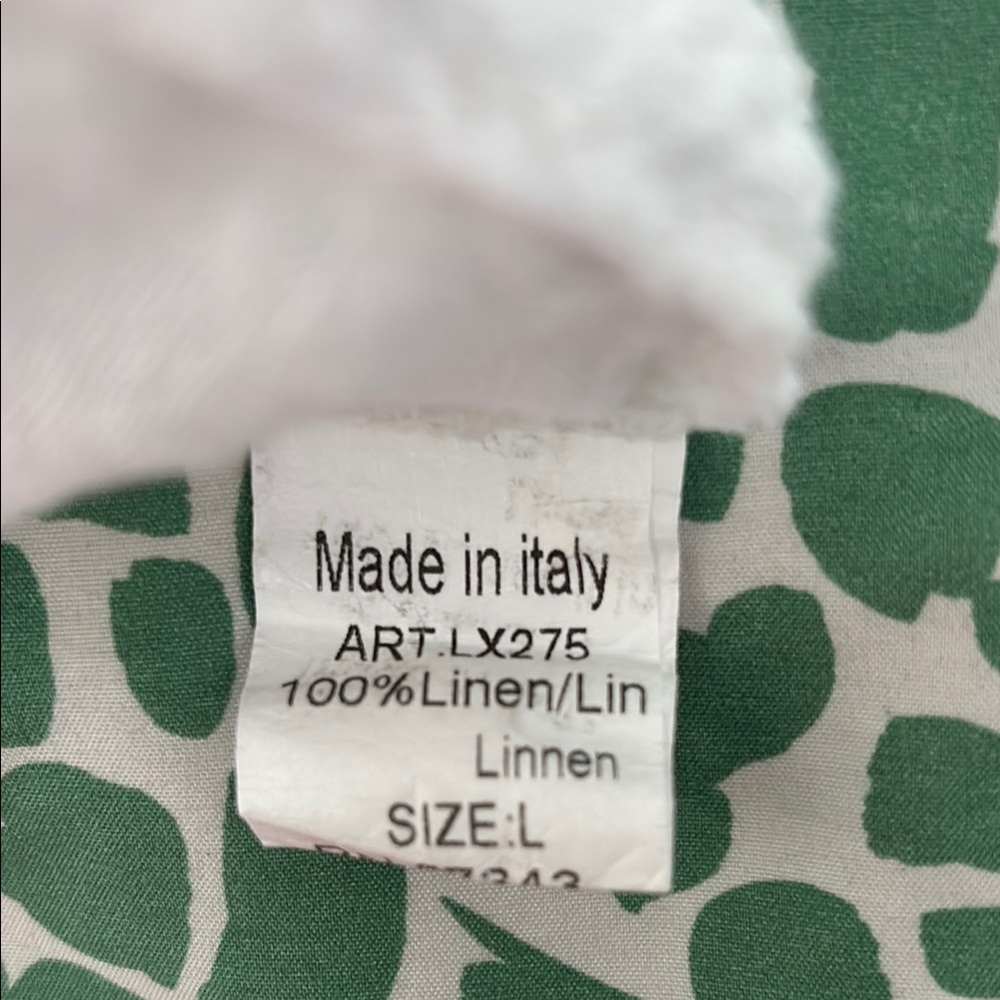 White Linen Button-Detail Top - Picture 5 of 5